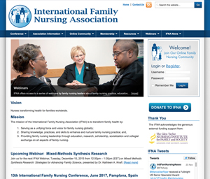 International Family Nursing Association screenshot