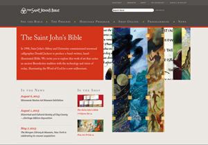 The Saint John's Bible screenshot